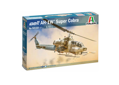 Italeri 1/72 Aircraft - Bell AH-1W SuperCobra Attack Helicopter - 90160