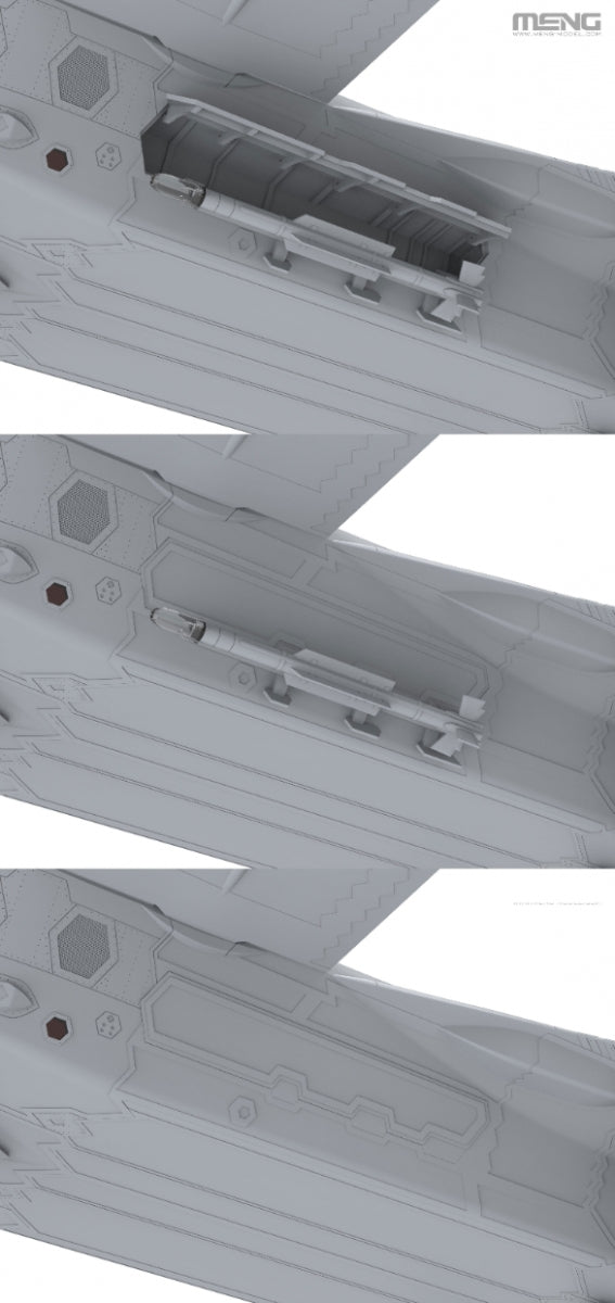Meng 1/48 Chinese J-20 Stealth Fighter model kit LS-002, image 17