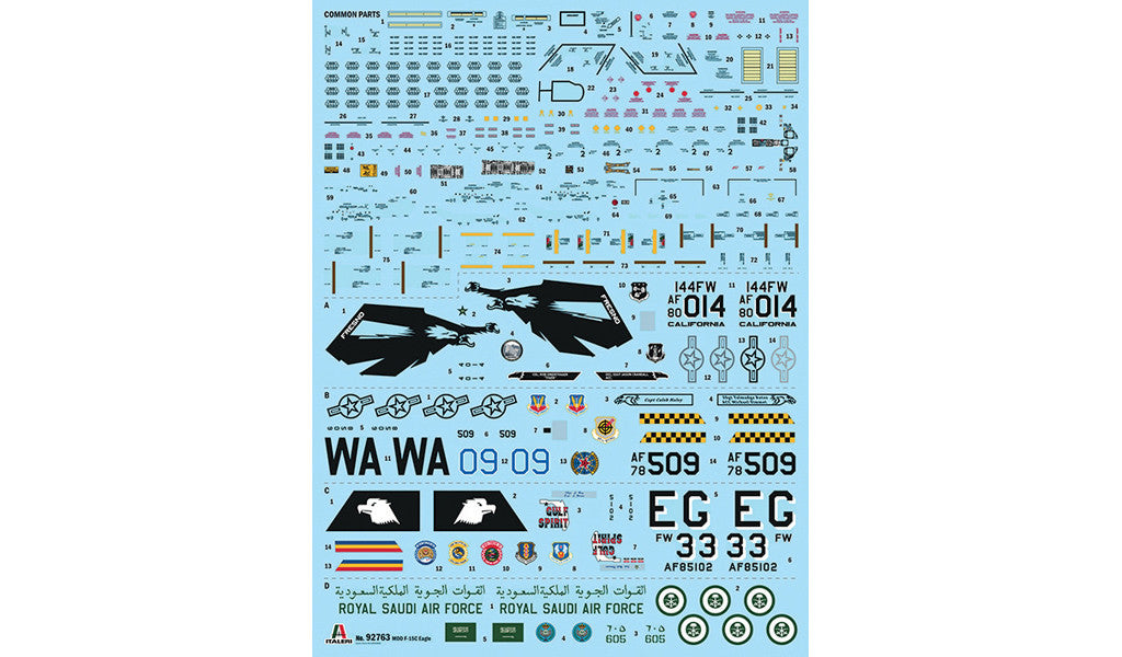 Italeri 1/48 Aircraft - McDonnell Douglas F-15C Eagle - 92763 (PRE-ORDER)