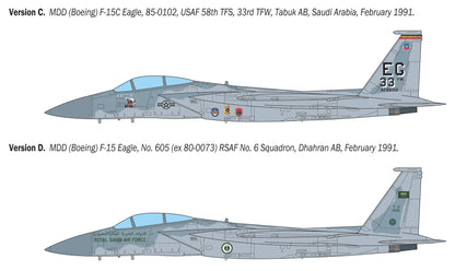 Italeri 1/48 Aircraft - McDonnell Douglas F-15C Eagle - 92763 (PRE-ORDER)