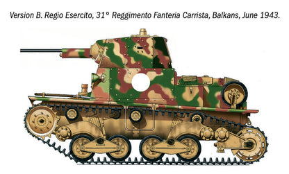 Italeri 1/35 Military - Carsro Armato L6/40 Light Tank - 96553 (PRE-ORDER)