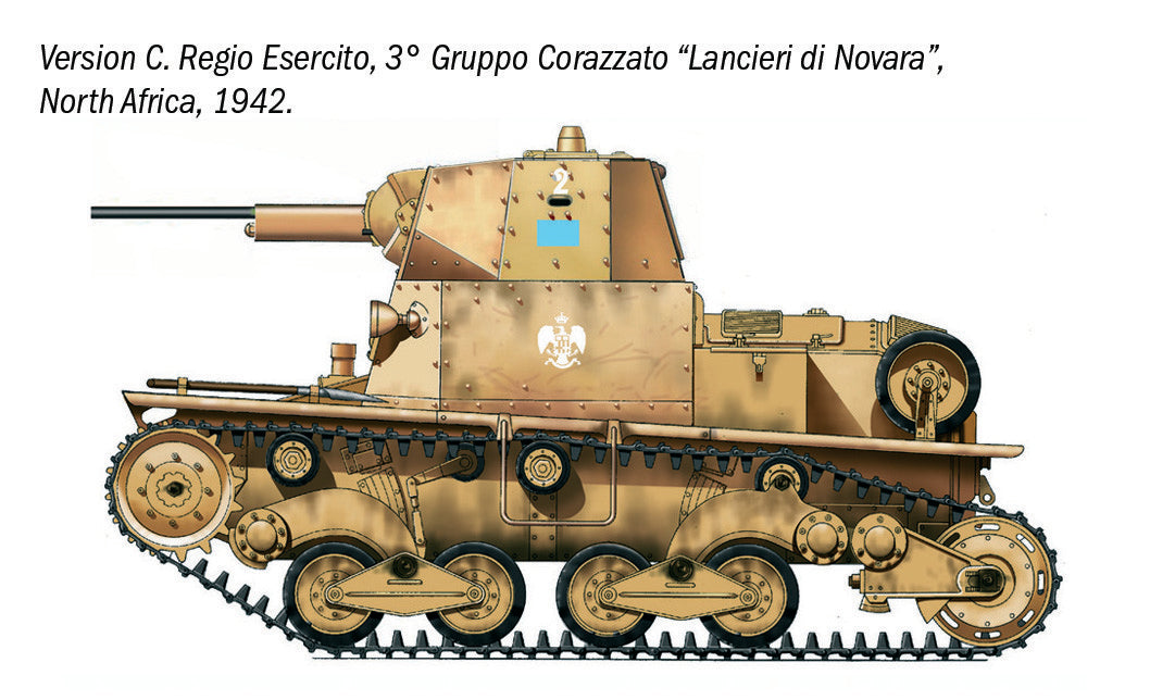 Italeri 1/35 Military - Carsro Armato L6/40 Light Tank - 96553 (PRE-ORDER)