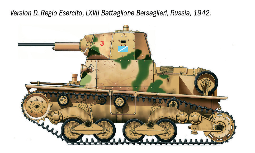 Italeri 1/35 Military - Carsro Armato L6/40 Light Tank - 96553 (PRE-ORDER)