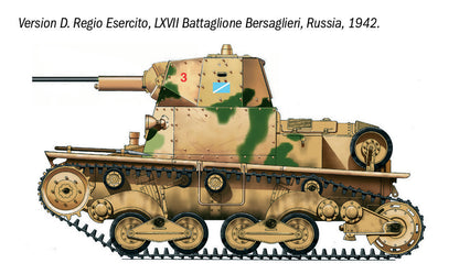 Italeri 1/35 Military - Carsro Armato L6/40 Light Tank - 96553 (PRE-ORDER)