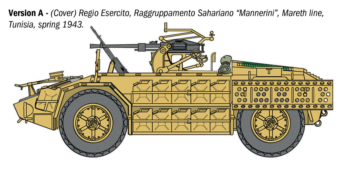 Italeri 1/72 Military - AS.42 Sahariana - 97044