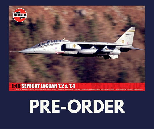 1/48 Airfix - SEPECAT Jaguar T.2 & T.4 (PRE-ORDER)