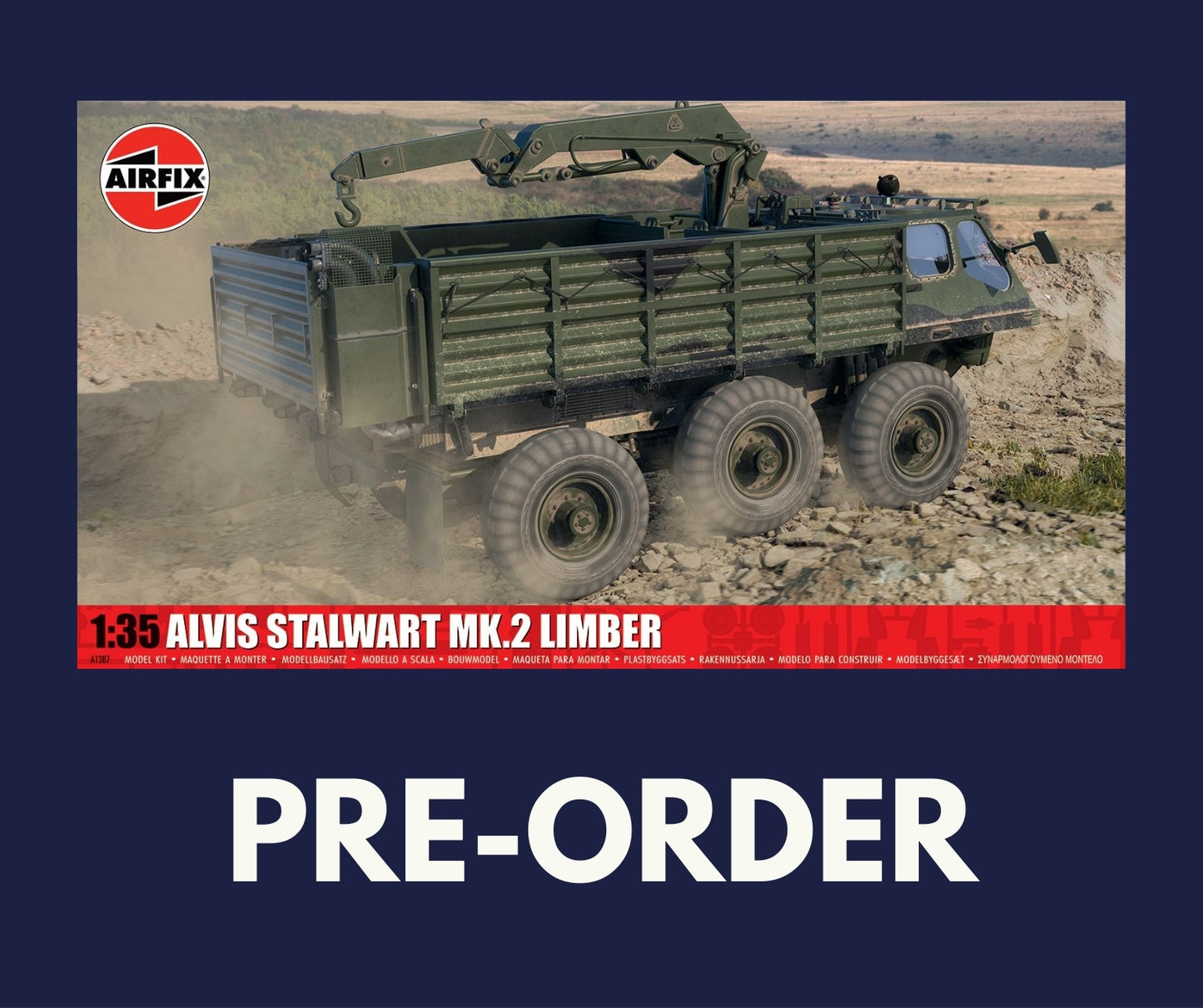 1/35 Airfix - Alvis Stalwart Mk.2 Limber (PRE-ORDER)