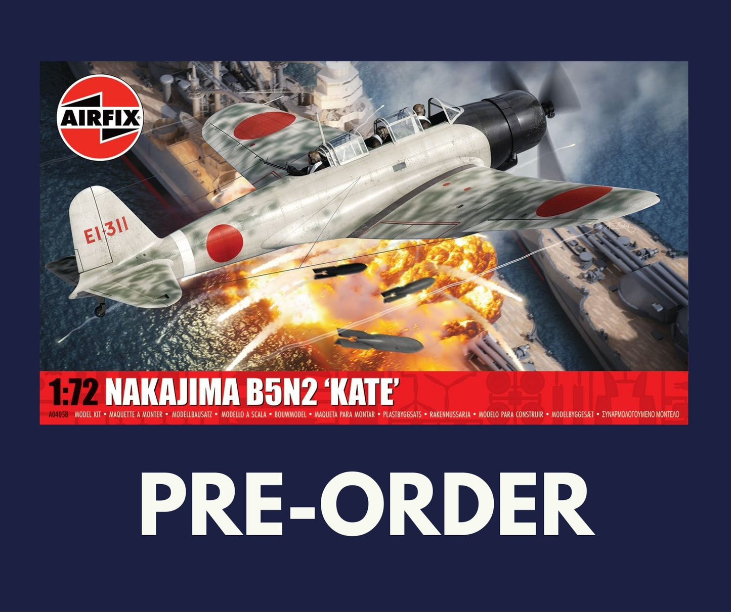 1/72 Airfix - Nakajima B5N2 ‘Kate' (PRE-ORDER)