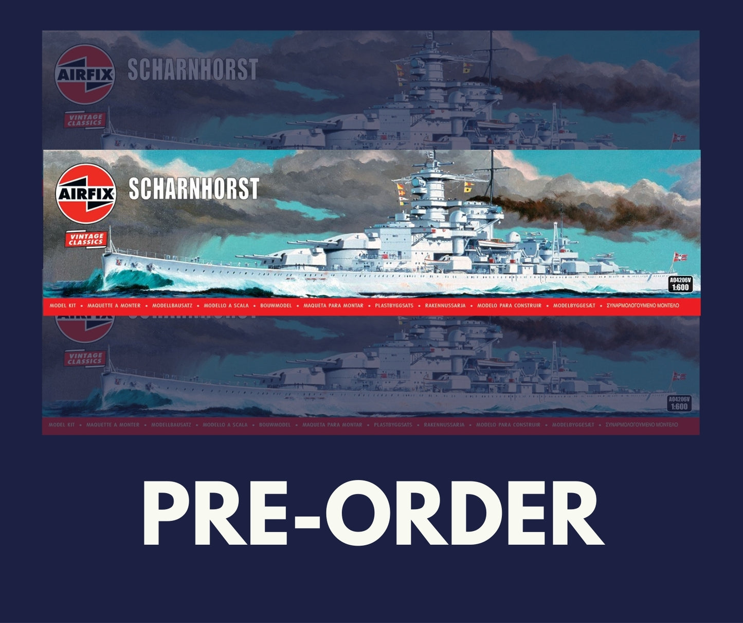 1/600 Airfix - Scharnhorst (PRE-ORDER)