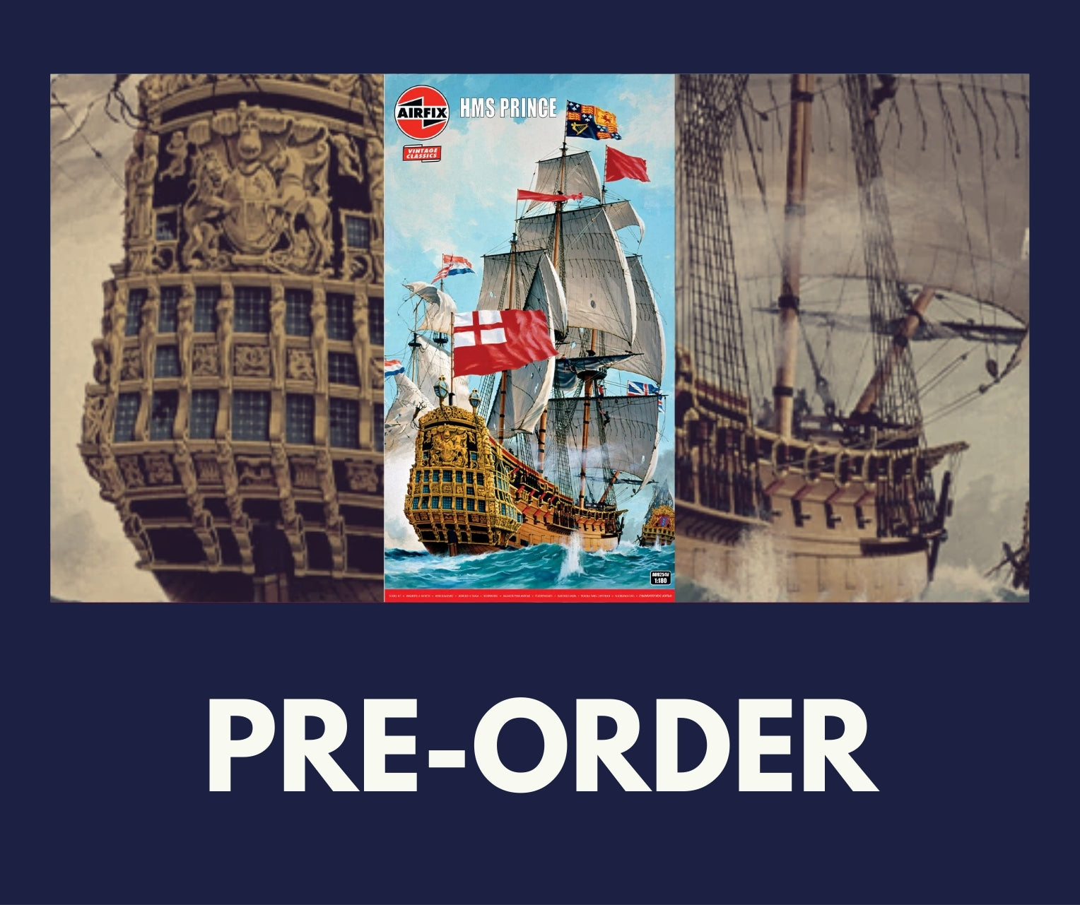 Airfix HMS Prince 1:180モデルキット プラモデル 1/180 Airfix - HMS Prince (PRE-ORDER) – SuperModels