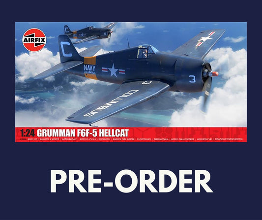 1/24 Airfix - Grumman F6F-5 Hellcat (PRE-ORDER)