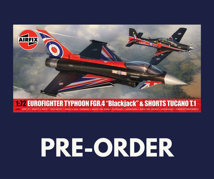 1/72 Airfix - Eurofighter Typhoon FGR.4 (Blackjack) & Tucano T.1 - Two Aircraft Set (PRE-ORDER)