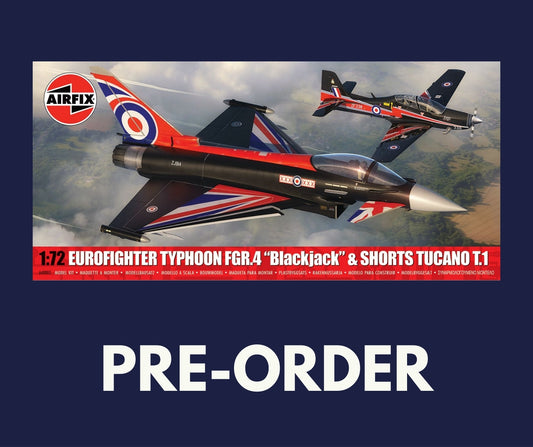 1/72 Airfix - Eurofighter Typhoon FGR.4 (Blackjack) & Tucano T.1 - Two Aircraft Set (PRE-ORDER)