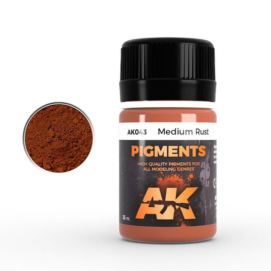 AK Interactive - AK043 Medium Rust Pigment 35ml
