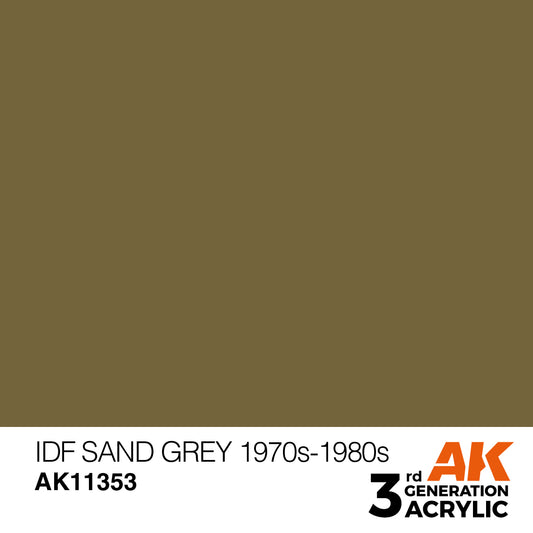 AK11353 - AFV Series - IDF Sand Grey 1970s-1980s