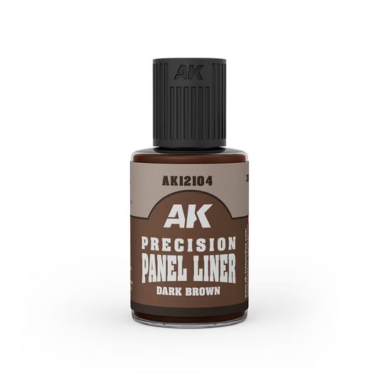 AK Interactive - Precision Panel Liner - Dark Brown