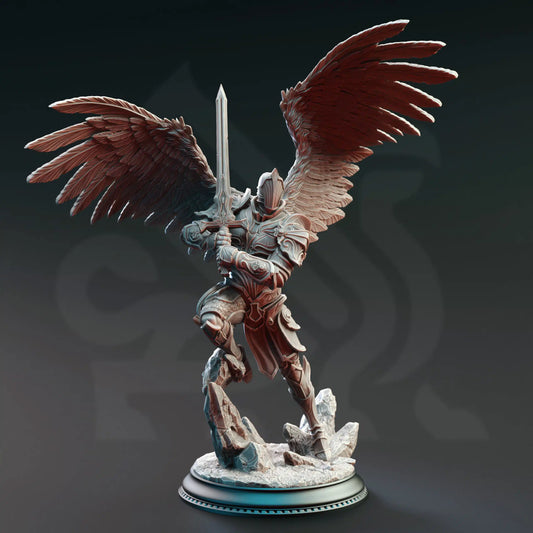 DM Stash Angel 1 front 32mm miniature