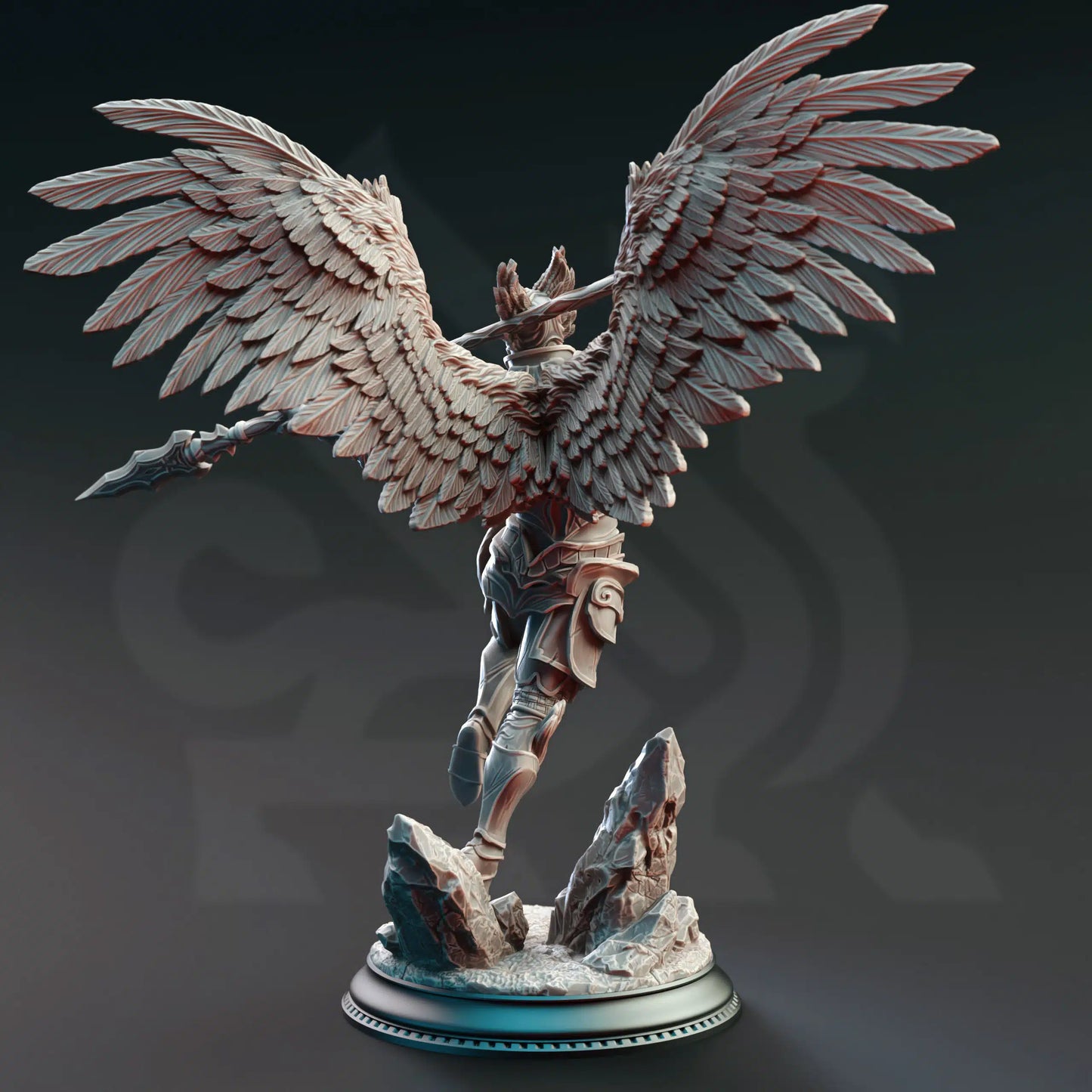 DM Stash Angel 2 back 32mm miniature