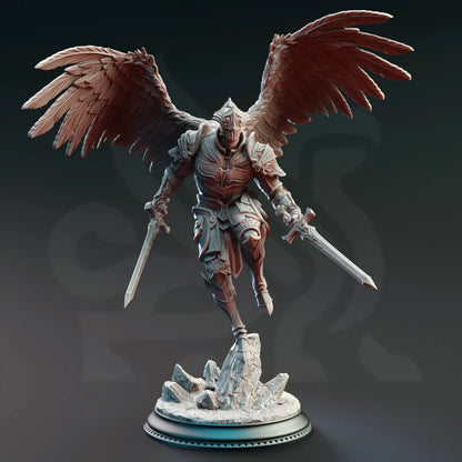 DM Stash Angel 3 front 32mm miniature