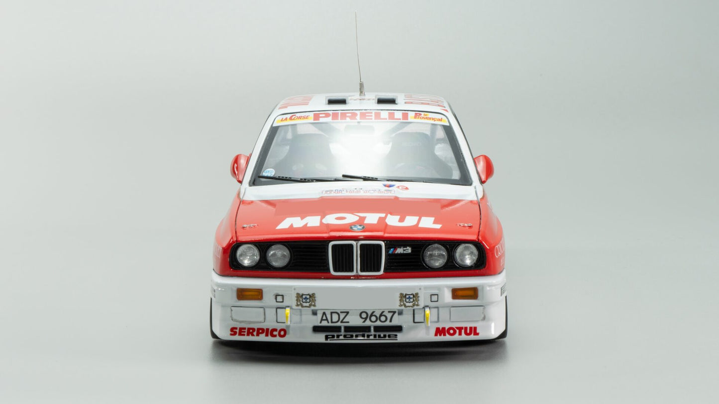Beemax 1/24 Cars - BMW M3-E30 tour de corse 1989 "motul" #9 - BX24016