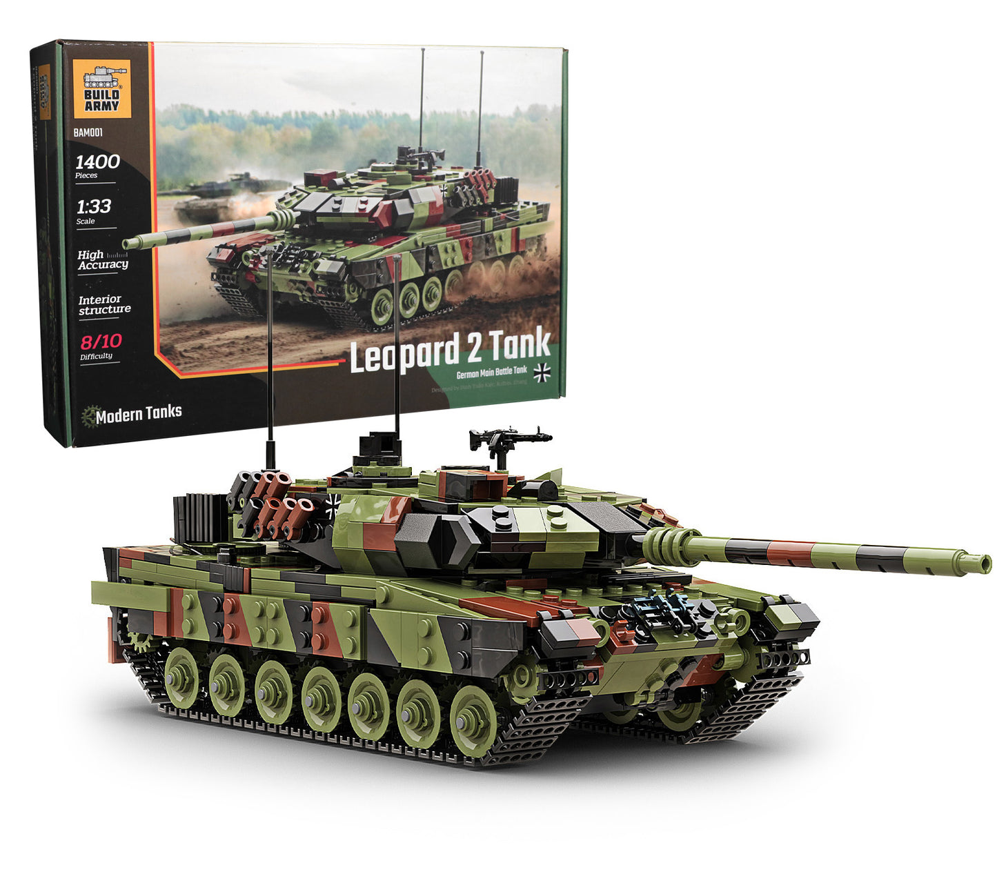 Build Army - Leopard 2A6 Main Battle Tank - BM001