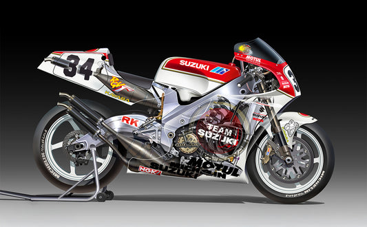 Beemax 1/12 Bikes - Suzuki RGV500 1993 World Champion Moto 500 - BX13001