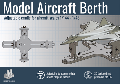 Model Aircraft Berth / Building Cradle for scales 1/144 to 1/48