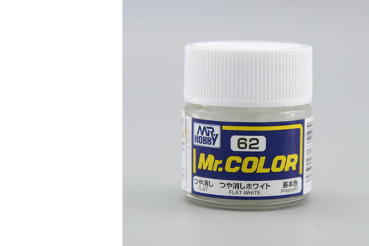 Mr.Hobby - Mr.Color Flat - C-062 Flat White Primary 10ml