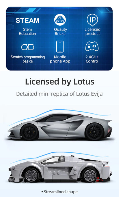 CaDA 1:20 Mini Cars - 1:20 Lotus Evija Sports Cars - 308 pcs - C51071W