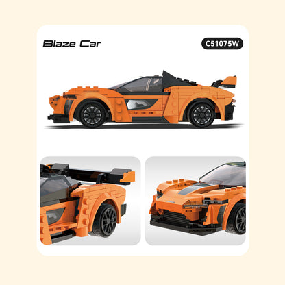 CaDA 1/20 Mini Cars - Orange Blaze Sports Car - 295 pcs C51075W
