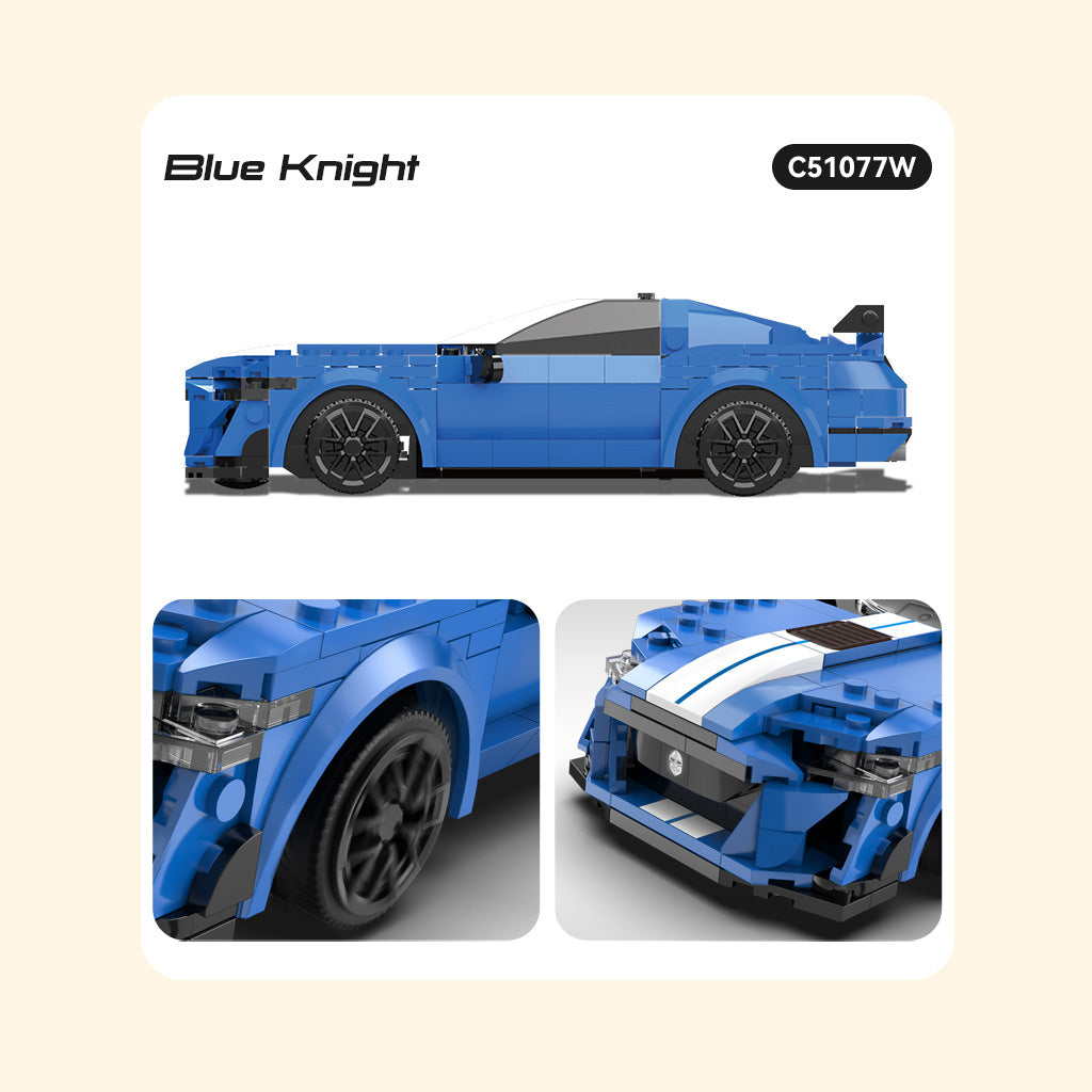 CaDA 1/20 Mini Cars - Blue Knight Sports Car - 325 pcs C51077W