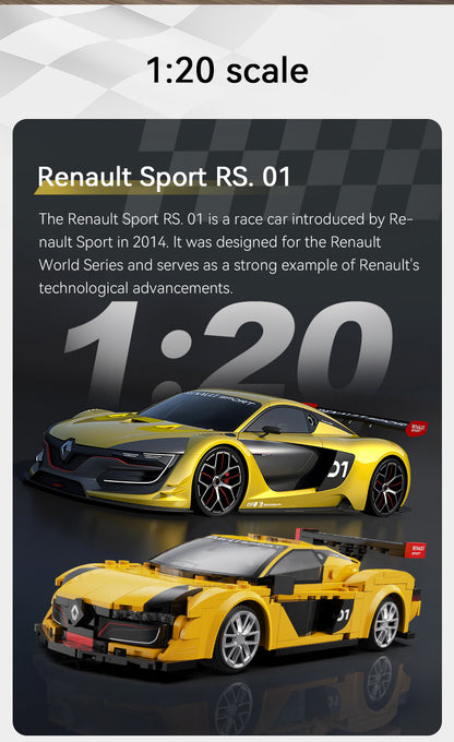 CaDA 1/20 Mini Cars - 1:20 Renault Sport RS.01 - 294 pcs C51094W
