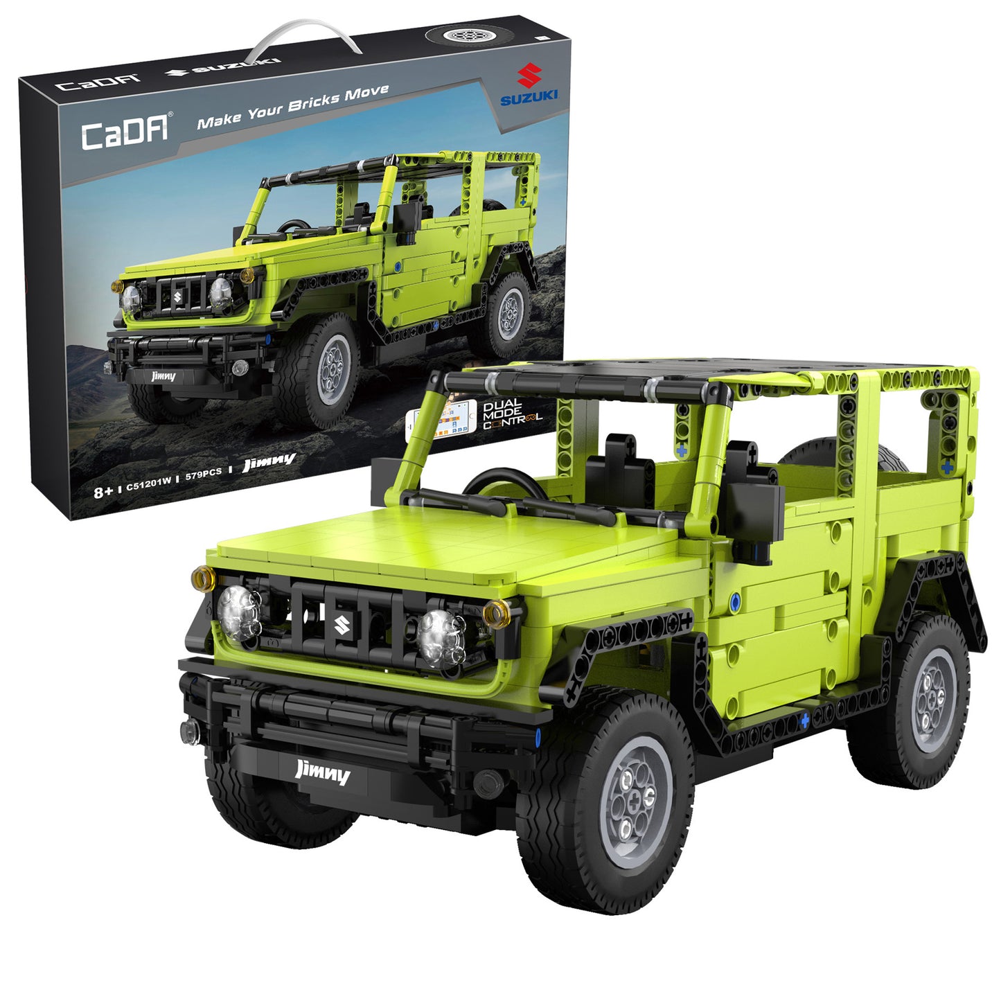 CaDA Big Chassis Cars - 1:12 Suzuki Jimny - 579 pcs - C51201W