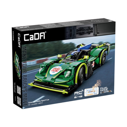 CaDA 1/10 Cars - Emerald Deity Sports Car - 388 pcs C51308W