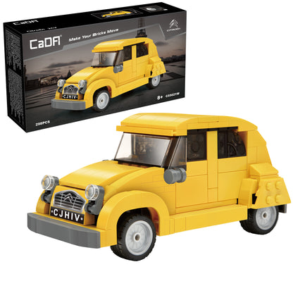 CaDA 1:24 Mini Cars - 1:24 Citroën 2CV Retro Cars - 298 pcs - C55021W