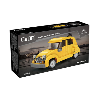 CaDA 1:24 Mini Cars - 1:24 Citroën 2CV Retro Cars - 298 pcs - C55021W