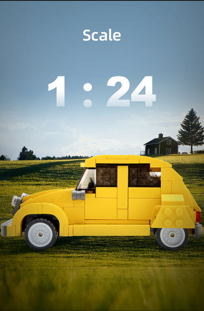CaDA 1:24 Mini Cars - 1:24 Citroën 2CV Retro Cars - 298 pcs - C55021W