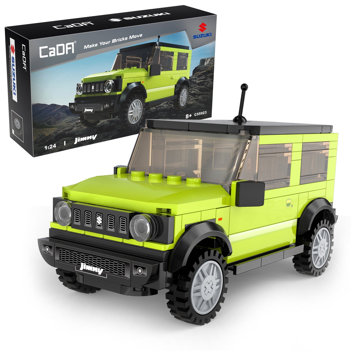 CaDA 1:24 Mini Cars - 1:24 Suzuki Jimny Cars - 192 pcs - C55023W