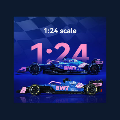 CaDA 1:24 Mini Cars - 1:24 BWT Alpine F1 Team A525 Racing Cars - 300 pcs - C55024W