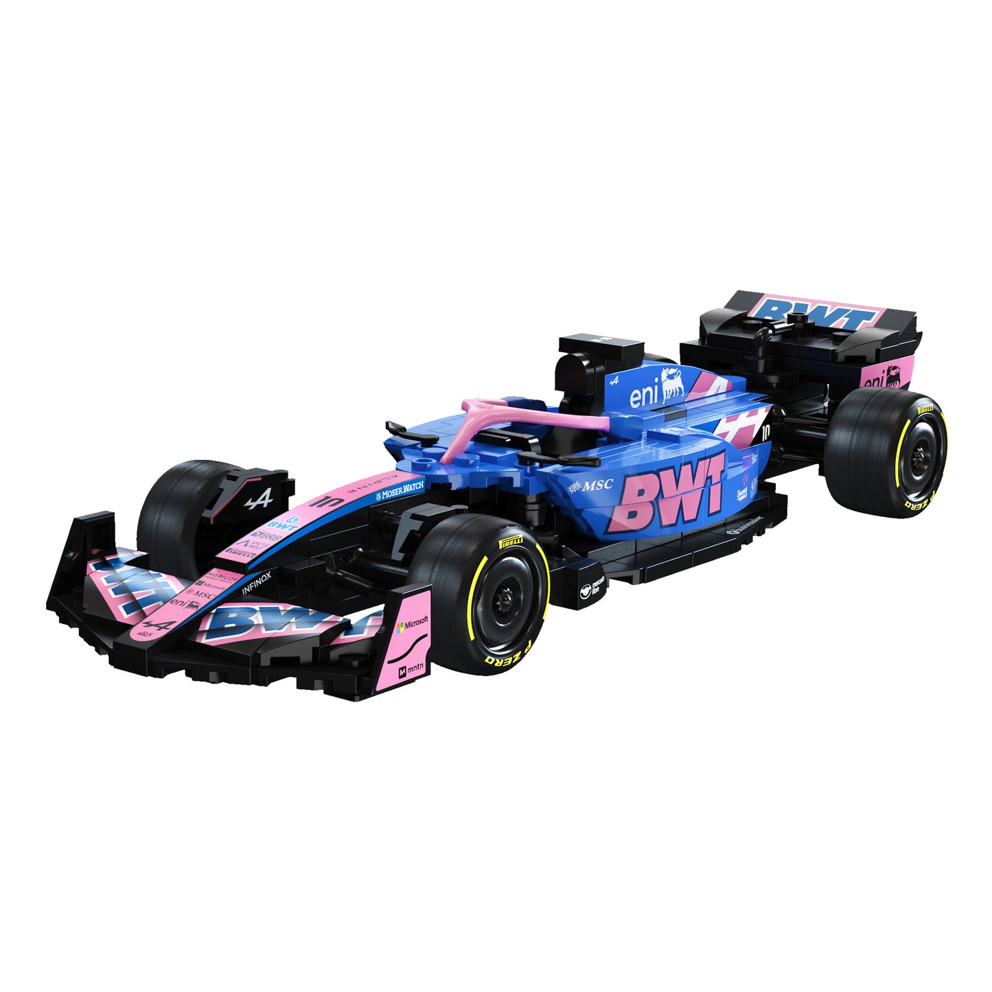 CaDA 1:24 Mini Cars - 1:24 BWT Alpine F1 Team A525 Racing Cars - 300 pcs - C55024W
