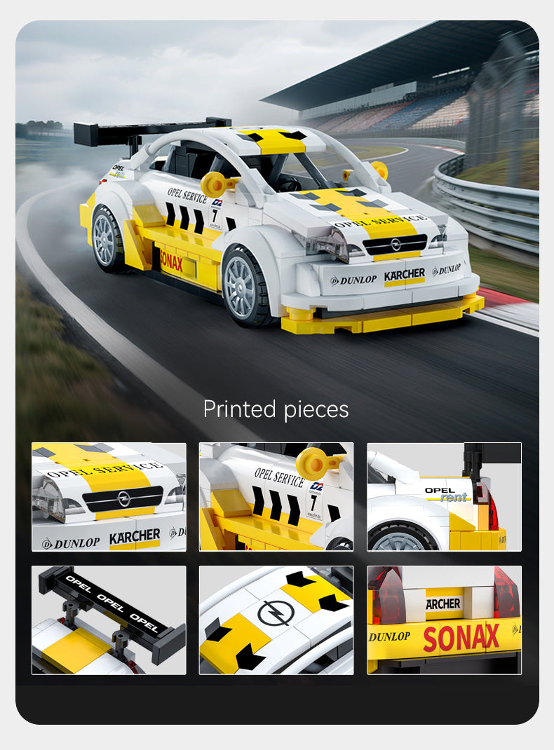 CaDA 1/24 Mini Cars - 1:24 Opel Astra V8 Coupé - 305 pcs C55036W