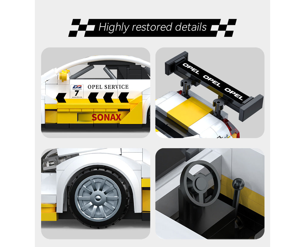 CaDA 1/24 Mini Cars - 1:24 Opel Astra V8 Coupé - 305 pcs C55036W