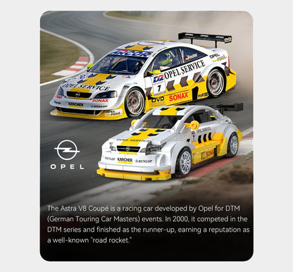 CaDA 1/24 Mini Cars - 1:24 Opel Astra V8 Coupé - 305 pcs C55036W