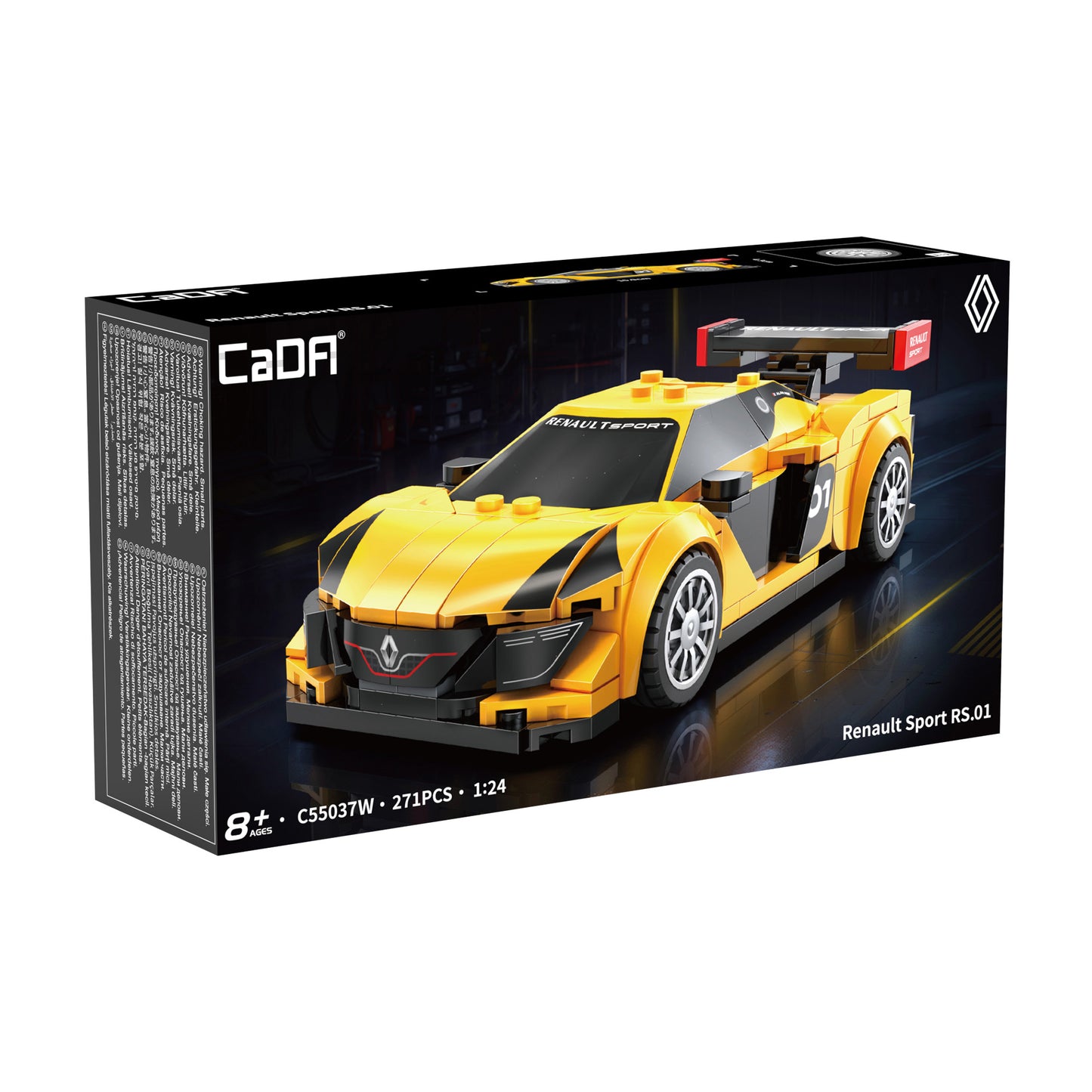 CaDA 1/24 Mini Cars - 1:24 Renault Sport RS.01 - 271 pcs C55037W