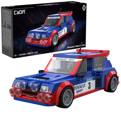 CaDA 1:24 Mini Cars - 1:24 Renault 5 Maxi Turbo - 308 pcs - C55038W