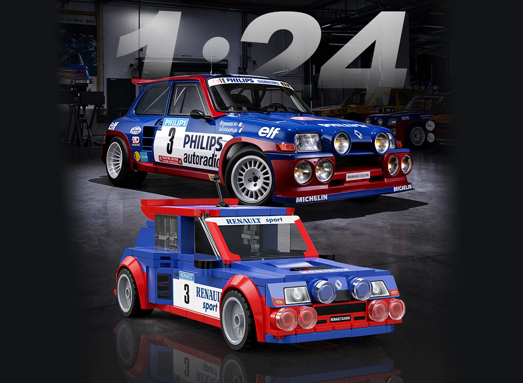 CaDA 1:24 Mini Cars - 1:24 Renault 5 Maxi Turbo - 308 pcs - C55038W