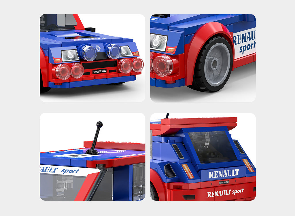 CaDA 1:24 Mini Cars - 1:24 Renault 5 Maxi Turbo - 308 pcs - C55038W