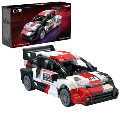CaDA 1/24 Mini Cars - 1:24 Toyota GR Yaris Rally 1 Car - 317 pcs C55039W