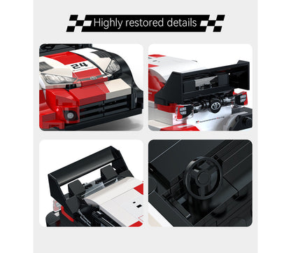 CaDA 1/24 Mini Cars - 1:24 Toyota GR Yaris Rally 1 Car - 317 pcs C55039W