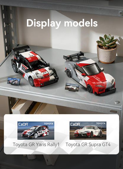 CaDA 1/24 Mini Cars - 1:24 Toyota GR Yaris Rally 1 Car - 317 pcs C55039W
